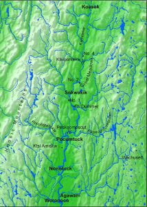 Map of Kwinitekw River