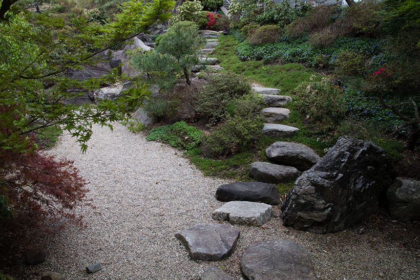 Photo of Yushien Japanese Garden at Amherst College